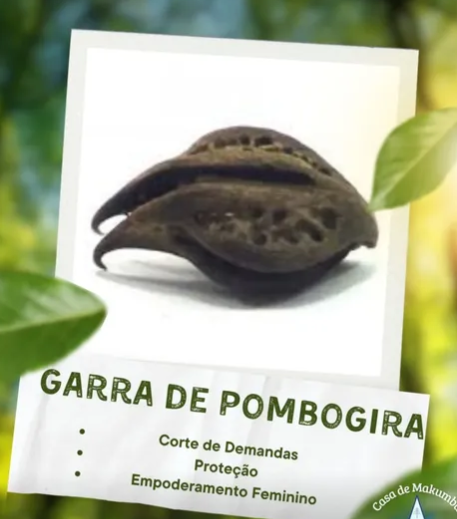 Garra de Pombogira — o axé da força feminina e do poder do encanto.